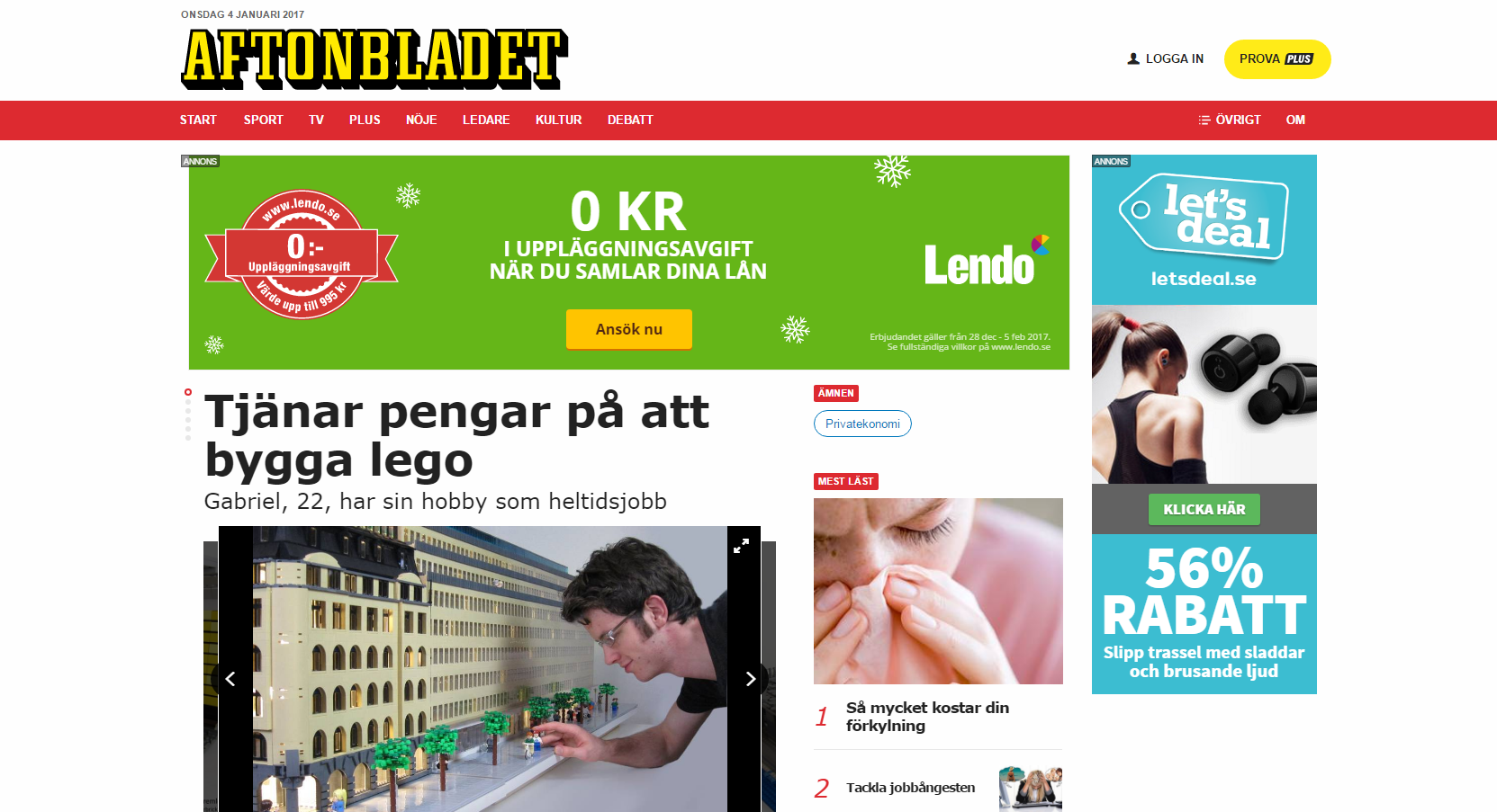 Tj&auml;nar pengar p&aring; att bygga lego